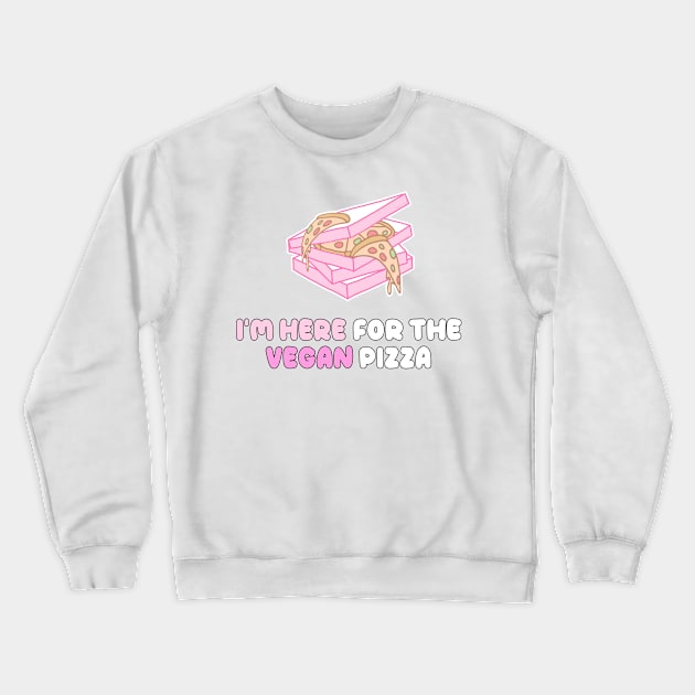 Vegan Pizza Crewneck Sweatshirt by Danielle